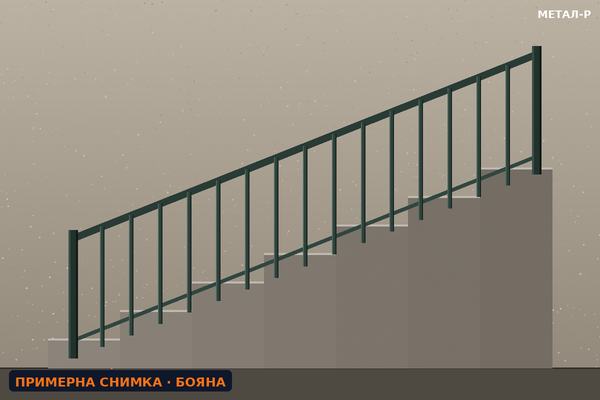 Парапет за външно стълбище